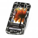 Hard Plastic Design Cover Case for Samsung Finesse R810 (MetroPCS) - Black Giraffe