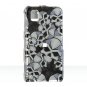 Hard Plastic Design Cover Case for Samsung Finesse R810 (MetroPCS) - Black Skull