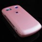 Hard Plastic Full View Rubber Feel Cover Case for LG Xenon GR500 (AT&T) - Baby Pink