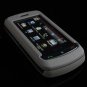 Hard Plastic Full View Rubber Feel Cover Case for LG Xenon GR500 (AT&T) - Gray
