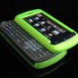 Hard Plastic Full View Rubber Feel Cover Case for LG Xenon GR500 (AT&T) - Neon Green