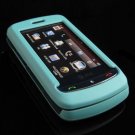 Hard Plastic Full View Rubber Feel Cover Case for LG Xenon GR500 (AT&T) - Turquoise