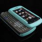 Hard Plastic Full View Rubber Feel Cover Case for LG Xenon GR500 (AT&T) - Turquoise