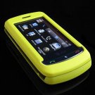 Hard Plastic Full View Rubber Feel Cover Case for LG Xenon GR500 (AT&T) - Yellow