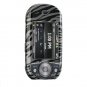 Hard Plastic Design Cover Case for Pantech Matrix Pro C820 - Black / Smoke Zebra