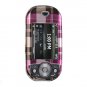 Hard Plastic Design Cover Case for Pantech Matrix Pro C820 - Hot Pink Check