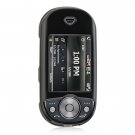 Hard Plastic Rubber Feel Cover Case for Pantech Matrix Pro C820 - Black