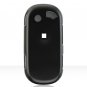 Hard Plastic Rubber Feel Cover Case for Pantech Matrix Pro C820 - Black