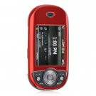 Hard Plastic Rubber Feel Cover Case for Pantech Matrix Pro C820 - Red