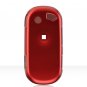 Hard Plastic Rubber Feel Cover Case for Pantech Matrix Pro C820 - Red