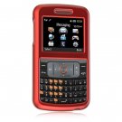 Hard Plastic Rubber Feel Cover Case for Samsung Magnet A257 (AT&T) - Red