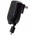 Black Retractable Travel Charger for Palm Pre (Sprint)