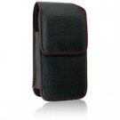 Vertical Leather Pouch with Red Stich for Palm Pre (Sprint)