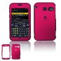 Hard Plastic Rubber Feel Cover Case for Sanyo 2700 - Rose Pink