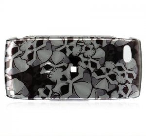Hard Plastic Design Cover Case for Sidekick LX 2009 - Black Skulls