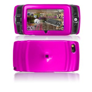 Hard Plastic Glossy Protector Cover Case for Sidekick LX 2009 - Hot Pink