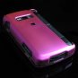 Hard Plastic Rubber Feel Cover Case for LG enV3 VX9200 (Verizon) - Hot Pink