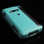 Hard Plastic Rubber Feel Cover Case for LG enV3 VX9200 (Verizon) - Turquoise