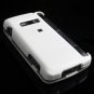 Hard Plastic Rubber Feel Cover Case for LG enV3 VX9200 (Verizon) - White