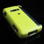Hard Plastic Rubber Feel Cover Case for LG enV3 VX9200 (Verizon) - Yellow