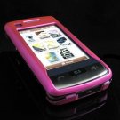 Hard Plastic Rubber Feel Case for LG enV Touch VX11000 (Verizon) - Hot Pink