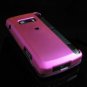 Hard Plastic Rubber Feel Case for LG enV Touch VX11000 (Verizon) - Hot Pink