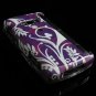 Hard Plastic Design Cover Case for LG enV3 VX9200 (Verizon) - Purple Vine