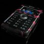 Hard Plastic Design Cover Case for LG enV3 VX9200 (Verizon) - Black / Pink Heart