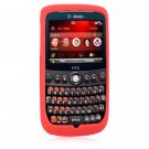 Soft Rubber Silicone Skin Cover Case for HTC Dash 3G (T-Mobile) - Red