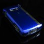 Hard Plastic Glossy Rim Cover Case for LG enV3 VX9200 (Verizon) - Blue