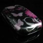 Hard Plastic Design Shield Cover Case for Palm Pre - Pink Butterfly