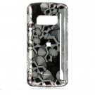Hard Plastic Design Cover Case for LG enV Touch VX11000 (Verizon) - Black Skull