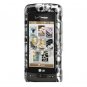 Hard Plastic Design Cover Case for LG enV Touch VX11000 (Verizon) - Black Skull