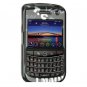 Hard Plastic Design Cover Case for BlackBerry Tour 9600/9630 - Black Text Style #2