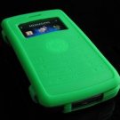 Soft Rubber Silicone Skin Cover Case for LG enV3 VX9200 (Verizon) - Green