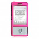 Hard Plastic Shield Cover Case for HTC Fuze / Touch Pro (AT&T GSM) - Hot Pink