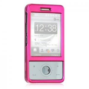 Hard Plastic Shield Cover Case for HTC Fuze / Touch Pro (AT&T GSM) - Hot Pink