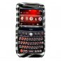 Hard Plastic Design Cover Case for HTC Dash 3G - Black / Silver Zebra
