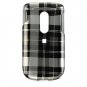 Hard Plastic Design Cover Case for HTC Dash 3G - Black Check