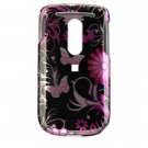 Hard Plastic Design Cover Case for HTC Dash 3G - Pink Butterfly