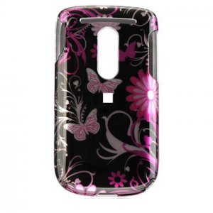 Hard Plastic Design Cover Case for HTC Dash 3G - Pink Butterfly