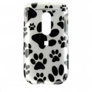 Hard Plastic Design Cover Case for HTC Dash 3G - White Dog Paw