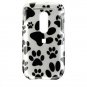 Hard Plastic Design Cover Case for HTC Dash 3G - White Dog Paw