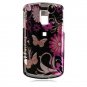 Hard Plastic Design Cover Case for Samsung Jack i637 (AT&T) - Pink Butterfly