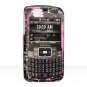 Hard Plastic Design Cover Case for Samsung Jack i637 (AT&T) - Pink Butterfly