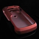 Hard Plastic Full View Rubber Feel Cover Case for Motorola Clutch i465 - Red