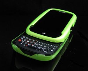 Hard Plastic Glossy Smooth Shield Cover Case for Palm Pre - Green