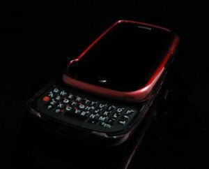 Hard Plastic Glossy Smooth Shield Cover Case for Palm Pre - Dark Red