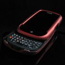 Hard Plastic Rubber Feel Cover Case for Palm Pre - Red
