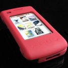 Soft Rubber Silicone Skin Cover Case for LG enV Touch VX11000 (Verizon) - Red